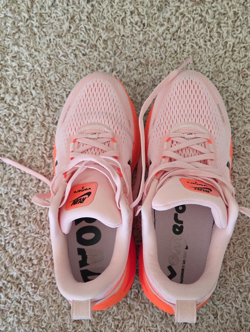 Nike Women’s Pink & Orange ZoomX Running Shoes - Picture 8 of 12